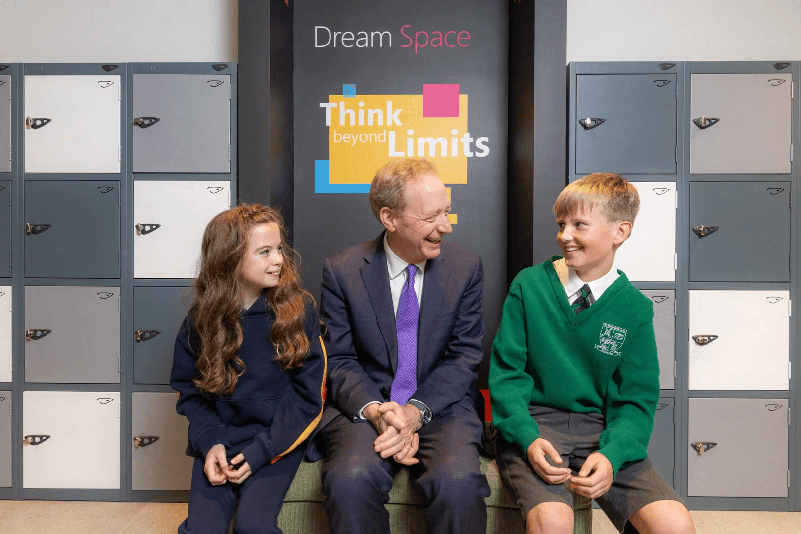 Microsoft opens a hands-on STEM and AI hub for students at its Grange Castle data center campus