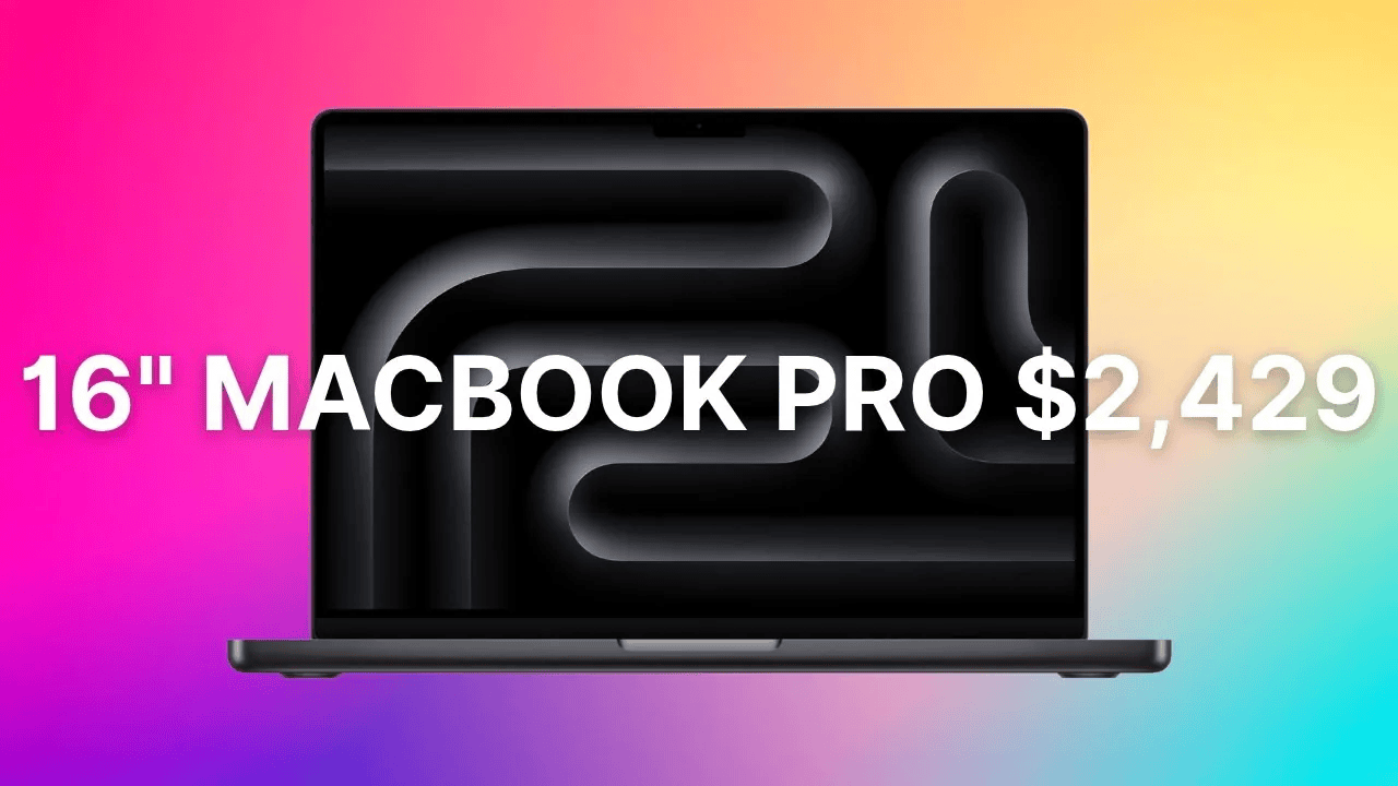 Amazon’s MacBook Pro blowout continues with $2,429 16-inch deal
