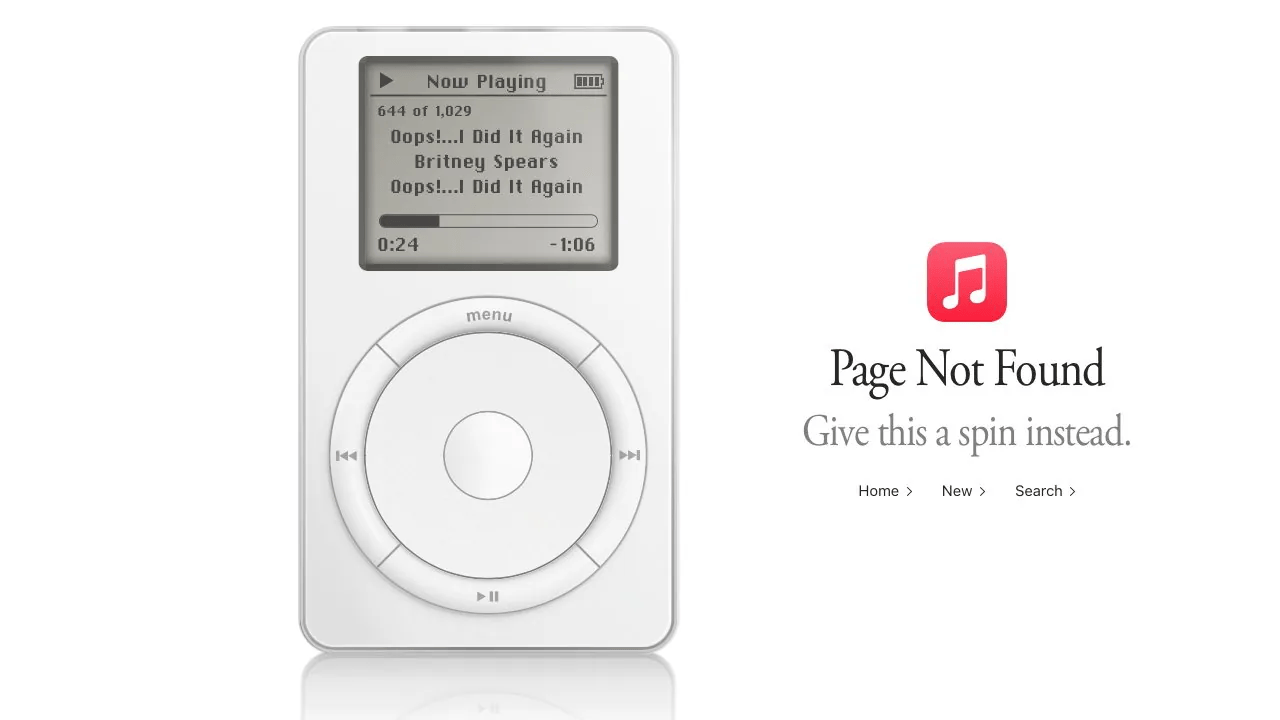 Apple Music has hidden a classic & interactive iPod online