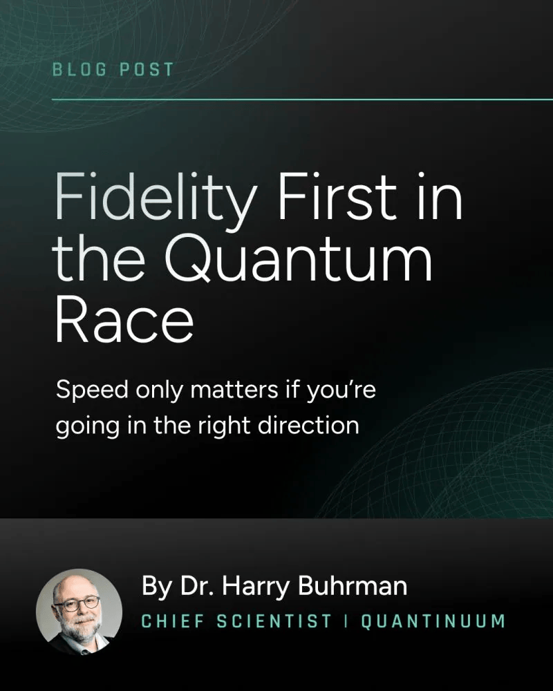 Quantinuum Chief Scientist Argues Physical Fidelity Trumps Gate Speed in Fault-Tolerant Scaling Race