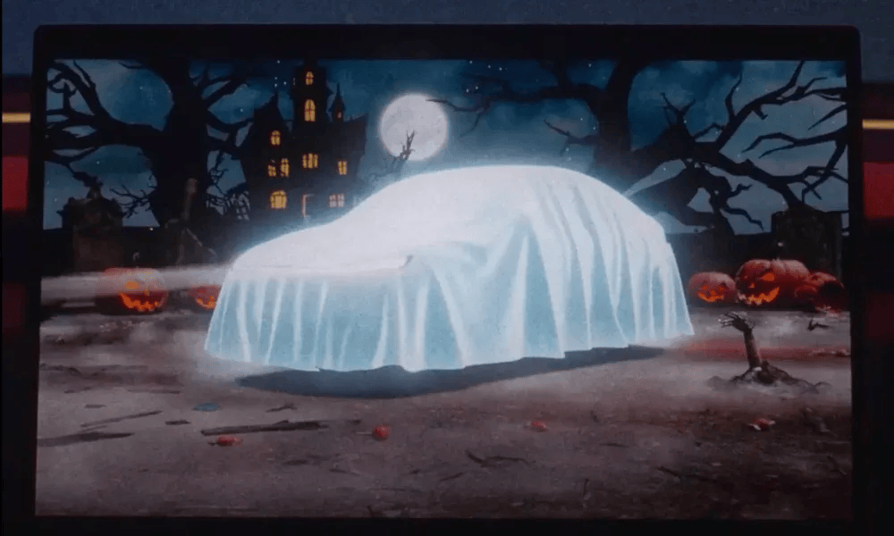 Tesla teases “Halloween Mode” update with Optimus rising from a graveyard