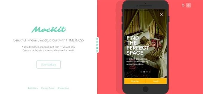 Collection of css based iphone mockups. Iphone 6 Mockup With Html Css Techclient