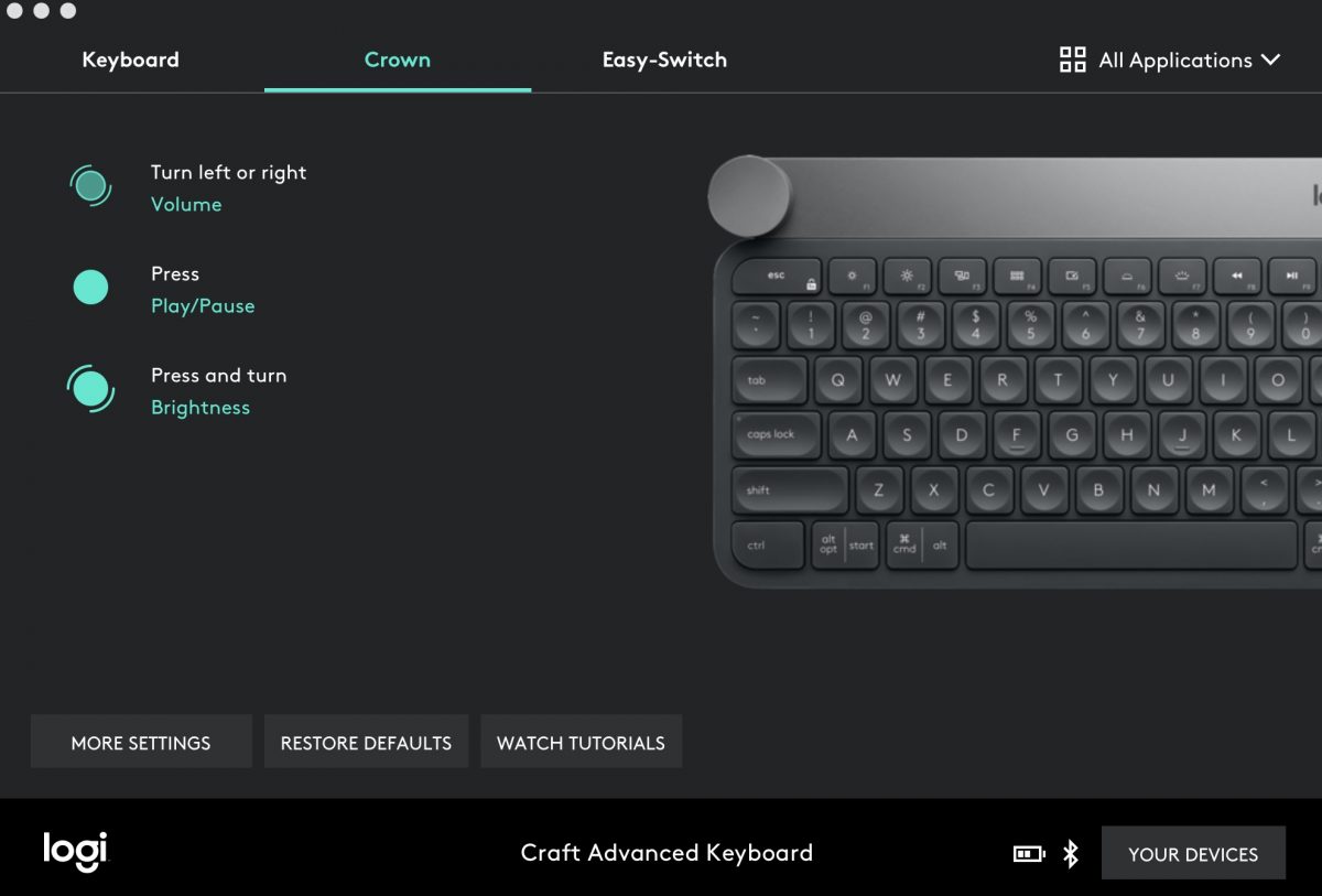 Logitech Craft_Input Dial