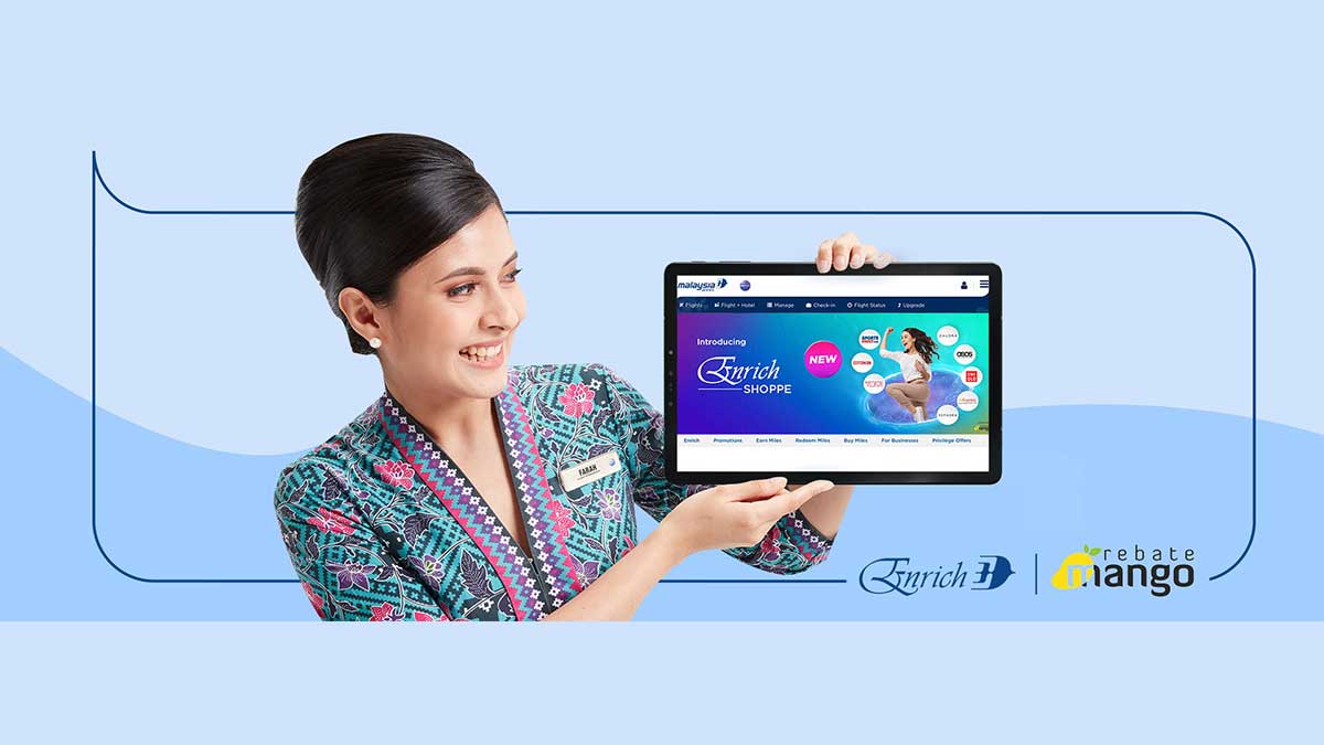 Malaysia Airlines Launches New Online Shopping Platform by Enrich, Powered by RebateMango