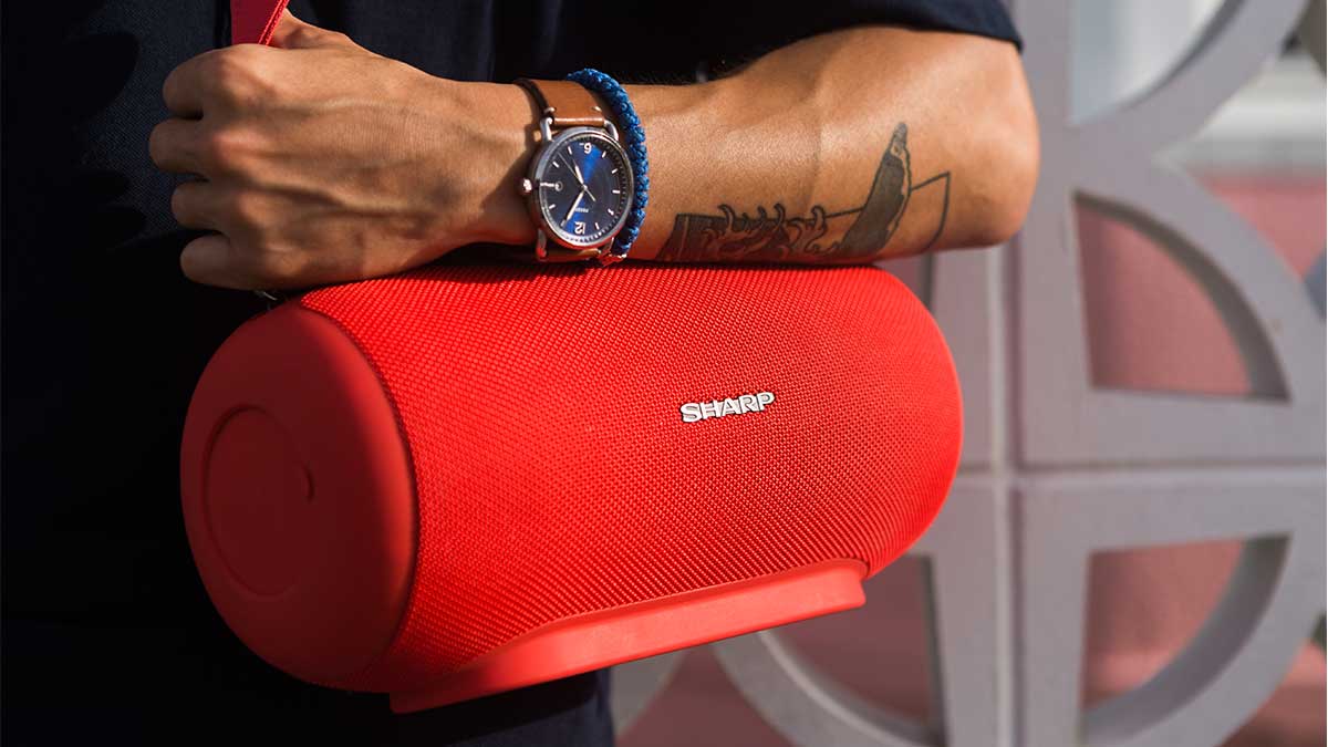 Sharp Launches Splash Proof Portable Bluetooth Speaker With A 20 Hour Battery Life For Quality Sound On The Go