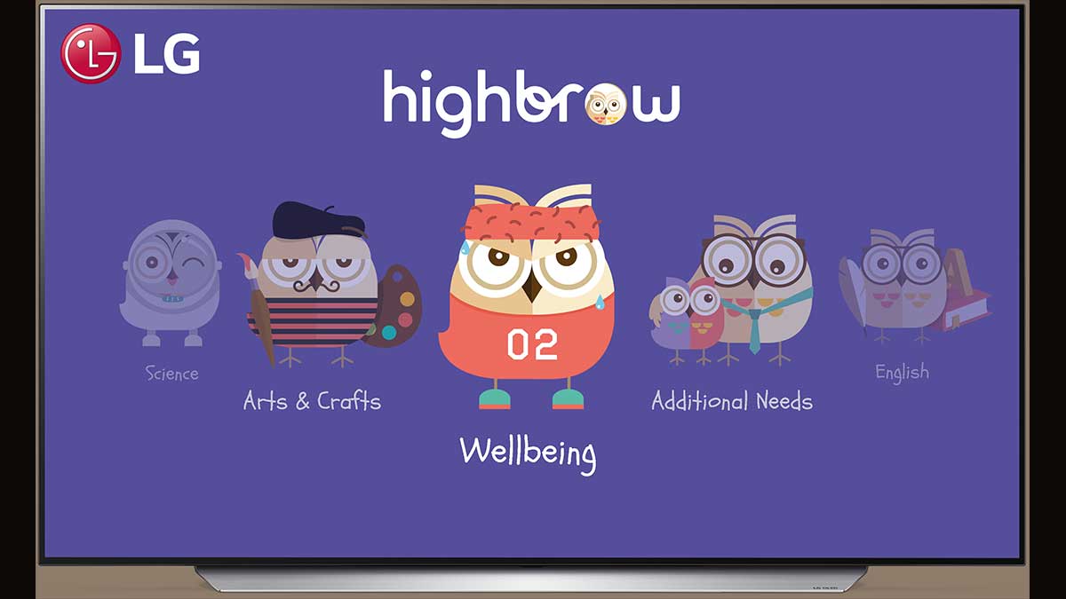 LG and Highbrow to deliver curated educational TV content for children aged 12 and below