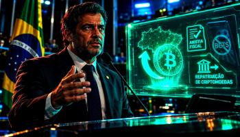 Deputado propõe repatriação de criptomoedas com anistia fiscal após MP que proíbe bets no Brasil
