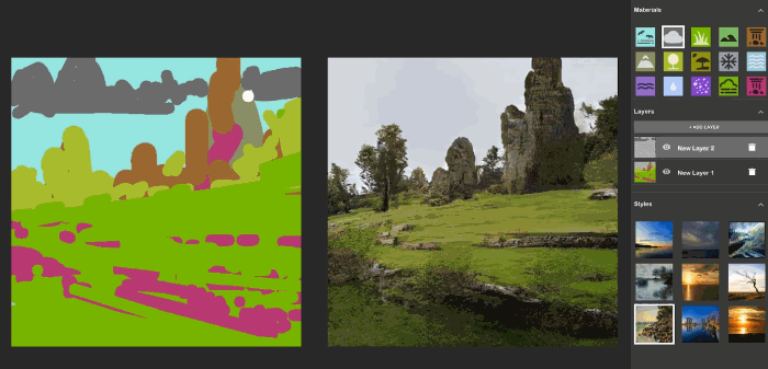 30.04.2020 · the nightcafe is an ai art generator app available for free online. Nvidia S Canvas Ai Painting Tool Instantly Turns Blobs Into Realistic Landscapes Techcrunch