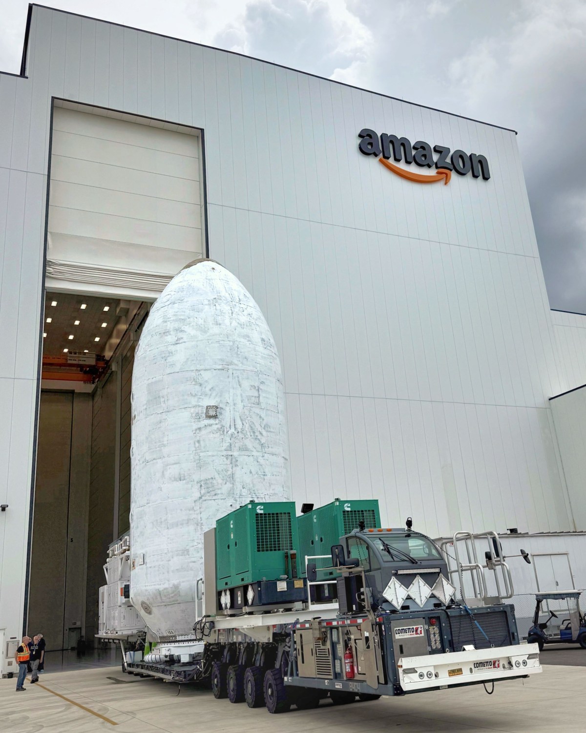SpaceX to Launch Amazon's Kuiper Satellites Despite Rivalry In its push to rival SpaceX in orbit, Amazon is getting a boost from an unexpected partner—SpaceX, which will launch the next batch of Project Kuiper internet satellites on Wednesday.