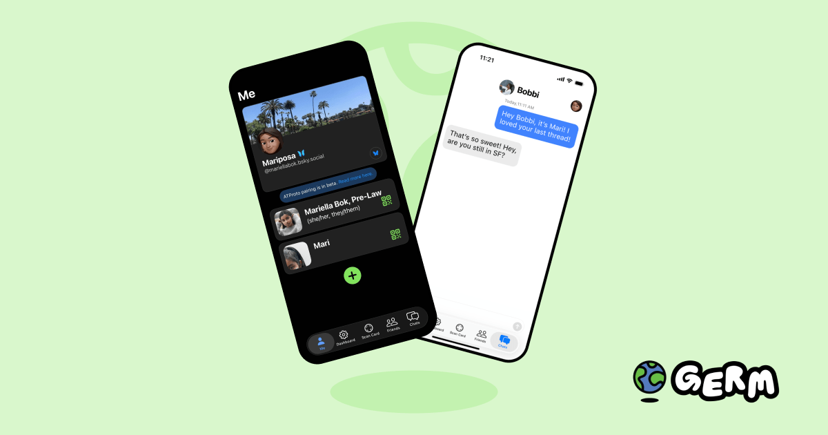 أصبحت شركة ناشئة تسمى Germ أول برنامج مراسلة خاص يتم تشغيله مباشرة من تطبيق Bluesky أصبحت شركة ناشئة تسمى Germ أول برنامج مراسلة خاص يتم تشغيله مباشرة من تطبيق Bluesky