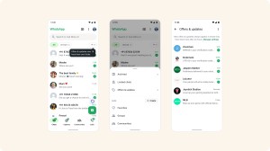 WhatsApp is testing a new folder for messages from large businesses