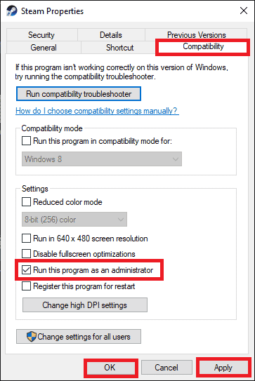 Fix Unable to Initialize Steam API in Windows 10 (9) Fix Unable to Initialize Steam API in Windows 10 (9)