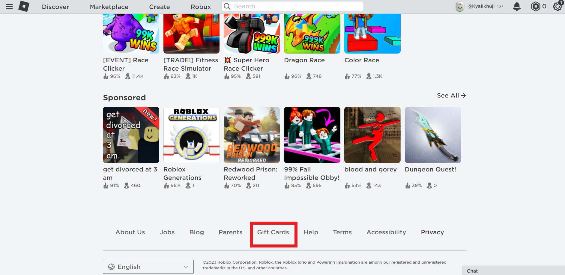 How To Add A Roblox Gift Card TechCult Click On Gift Cards 