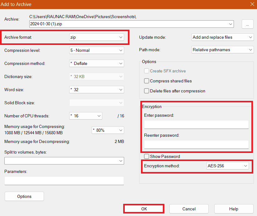 How to Password Protect or Encrypt ZIP File on Windows 10/11 (5) How to Password Protect or Encrypt ZIP File on Windows 10/11 (5)