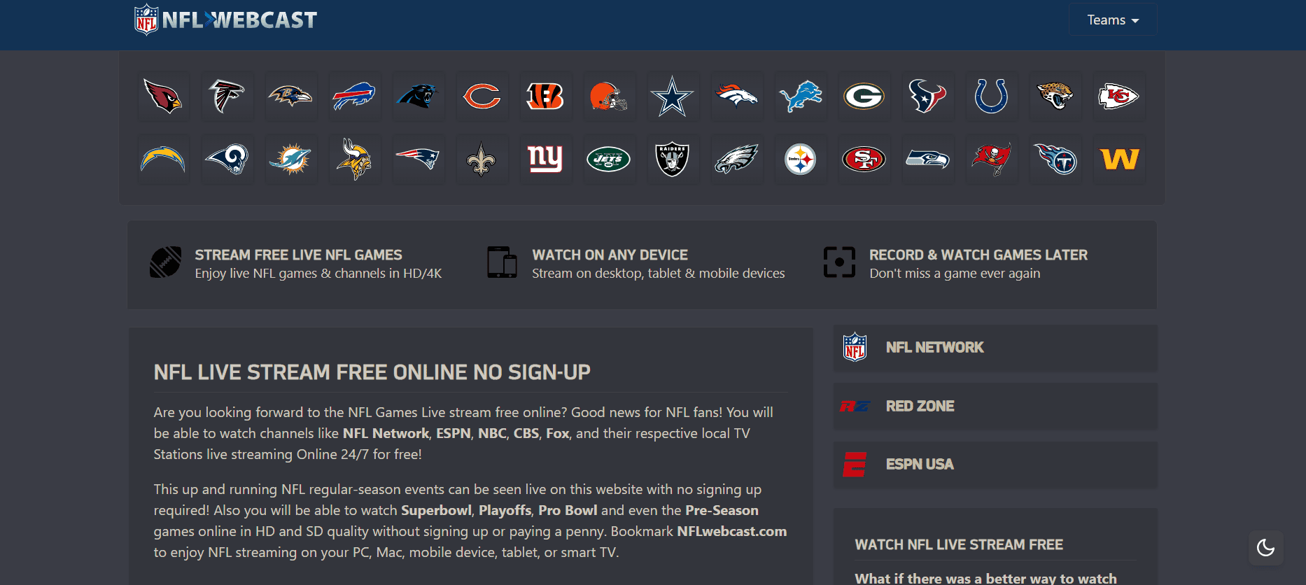 17 Best Sites For Free NFL Streaming Games 2026 TechCult Nflwebcast 