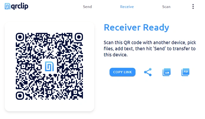 Qr Code File Transfer
