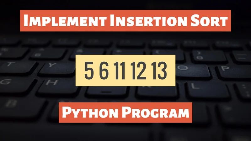 Implement Insertion Sort In Python - Premium Ocean Pattern Gallery - 8K