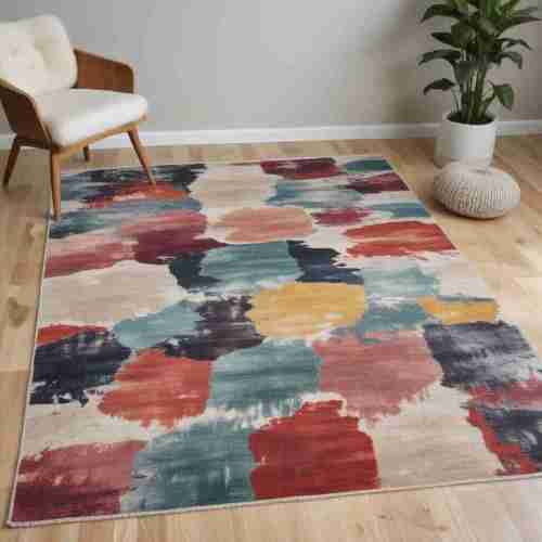 38 Essential Modern Decor Pieces to Elevate Every Room 11 Abstract Area Rug