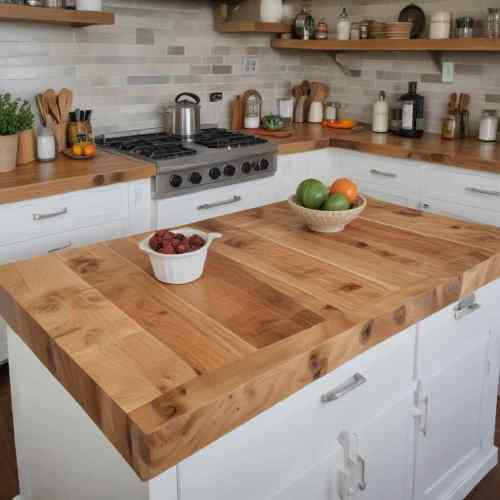 34 Stylish Modern Rustic Decor Ideas to Bring Warmth and Cozy Charm 24 Butcher Block Countertops
