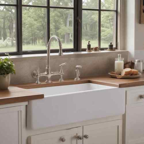 Farmhouse Sink With Modern