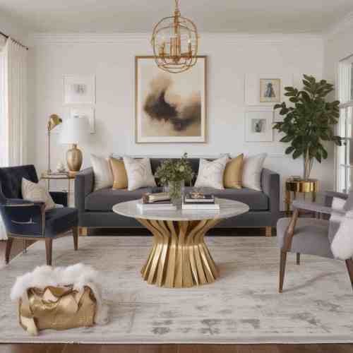 Gold or Brass Accents