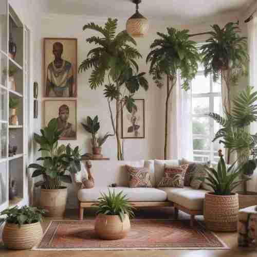Indoor Plants with African Influence