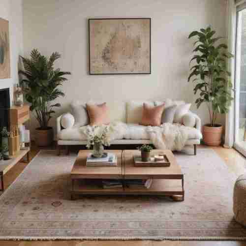 40 Inspiring Living Room Decor Ideas to Transform and Refresh Your Space 28 Layered Rugs 1
