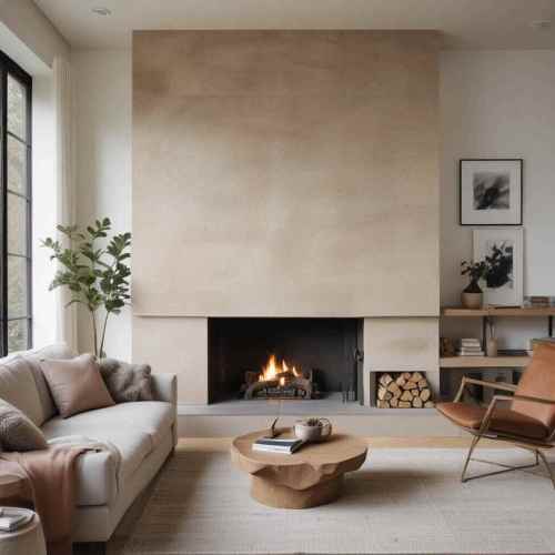 Minimalist Fireplace