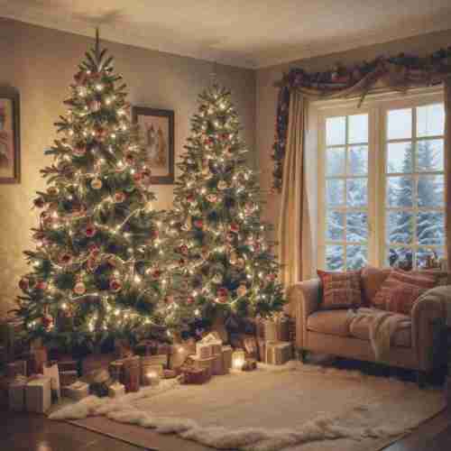 37 Heartwarming Christmas Aesthetic Ideas for a Cozy & Magical Holiday Home 3 Rustic Christmas Tree