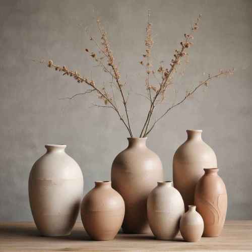 Clay and Ceramic Vases