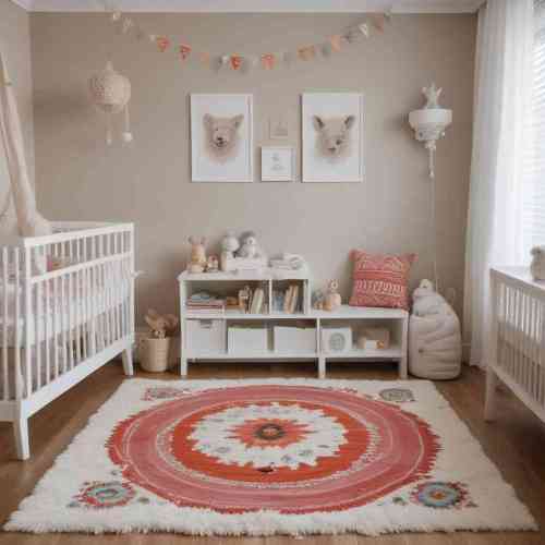 36 Inspiring Baby Room Ideas for a Cozy and Stylish Nursery 8 Cozy Rug