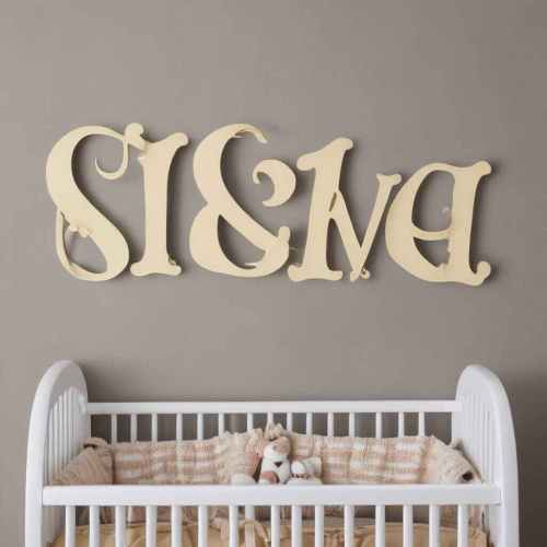 36 Inspiring Baby Room Ideas for a Cozy and Stylish Nursery 6 Personalized Name Display