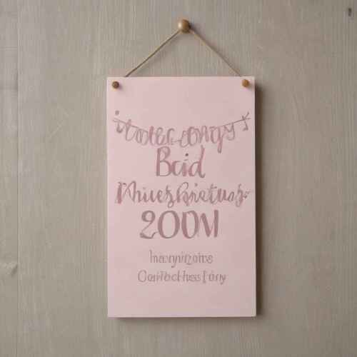 38 Sweet and Stylish Baby Girl Nursery Ideas for Cherished Beginnings 39 Hanging Sign