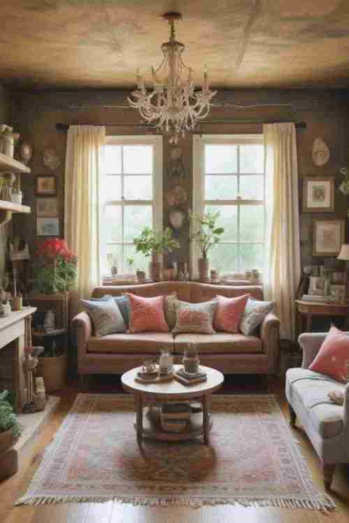 36 Enchanting Whimsical Decor Ideas for Playful and Magical Homes 24 Rustic Eclectic