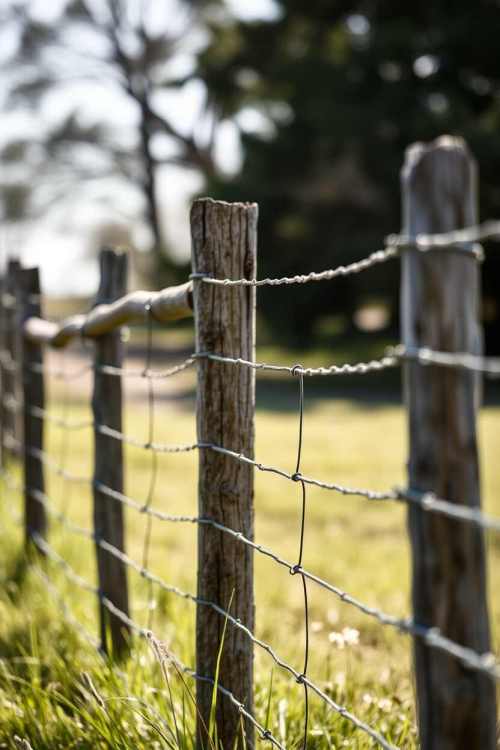 34 Stylish Wood and Wire Fence Ideas for Modern, Functional Boundaries 15 Rustic Split Rails 1