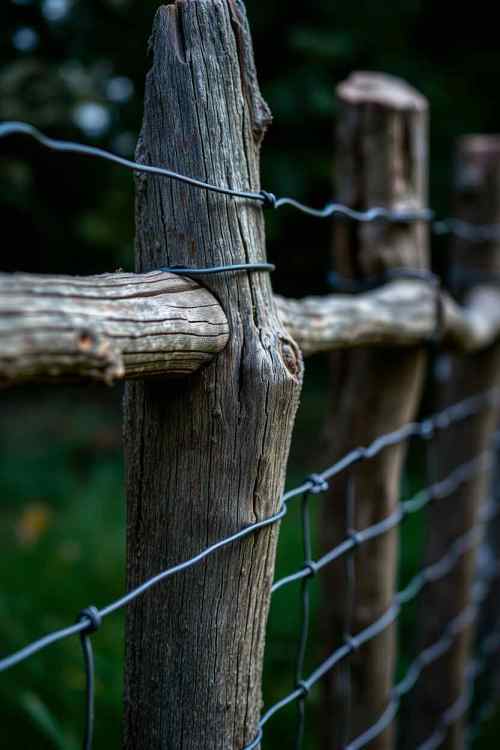 34 Stylish Wood and Wire Fence Ideas for Modern, Functional Boundaries 14 Rustic Split Rails