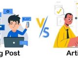 Difference Between Blog Post And Article Comparison Chart Tech