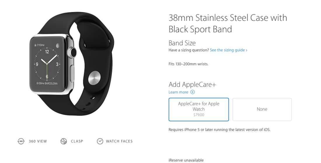 AppleCare+ Apple Watch