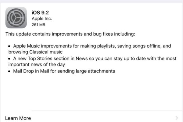 iOS 9.2