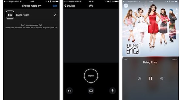 tvOS 10 remote app