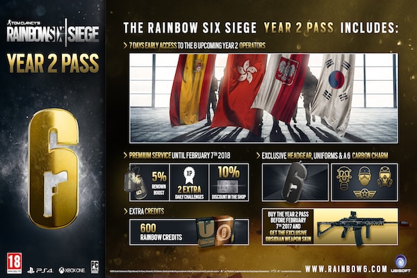 Rainbow Six Siege Year 2
