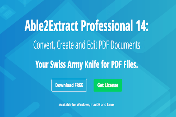 Able2Extract Professional 14
