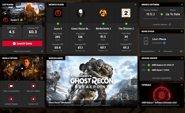 AMD Radeon Software 2020 Edition
