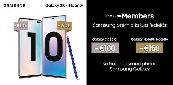 Samsung S10 promo