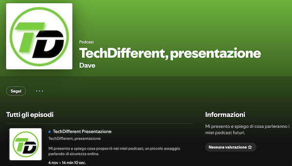 TechDifferent on Spotify Podcast