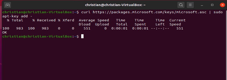 Install Microsoft SQL Server 2019 and MsSQL Command line tools