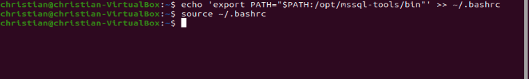 Install Microsoft SQL Server 2019 and MsSQL Command line tools