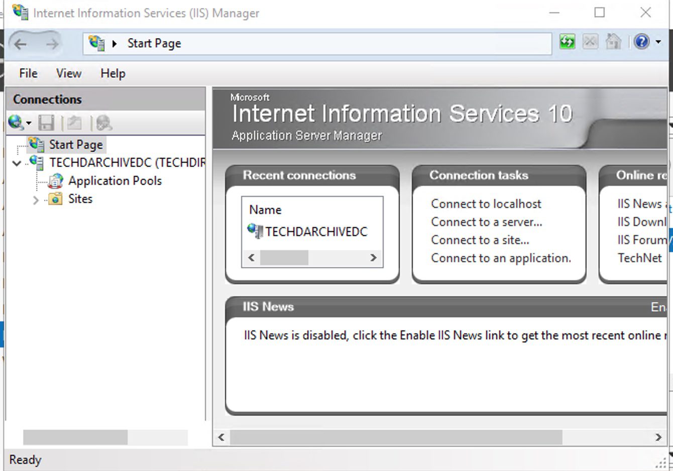 Add and remove IIS Web Server on Windows Server