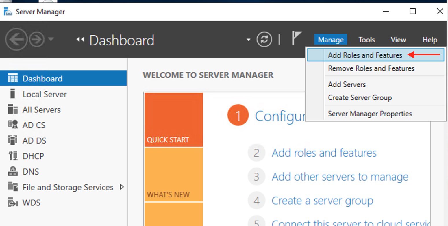 Add and remove IIS Web Server on Windows Server