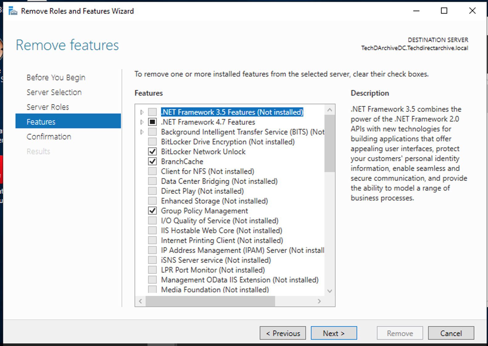 Add and remove IIS Web Server on Windows Server